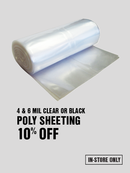 poly sheeting