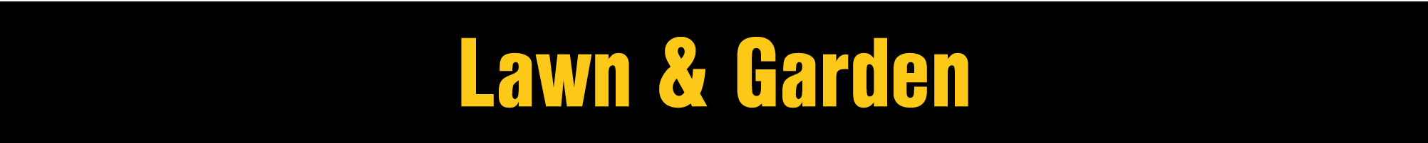 lawn & garden