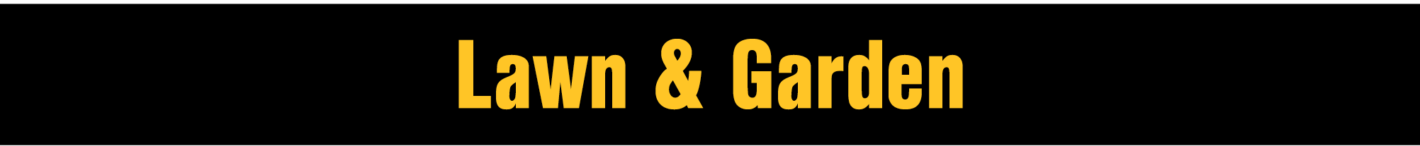 lawn & garden
