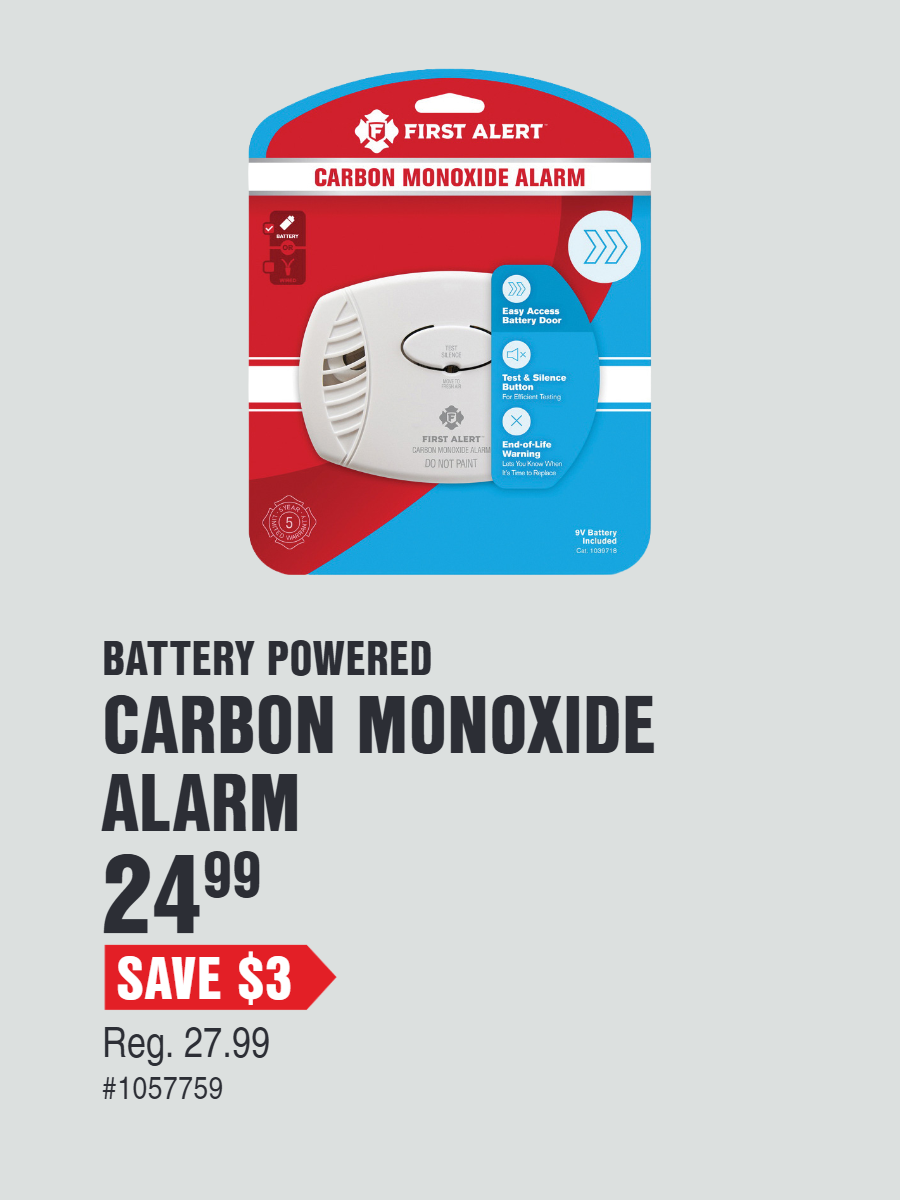 carbon monoxide alarm